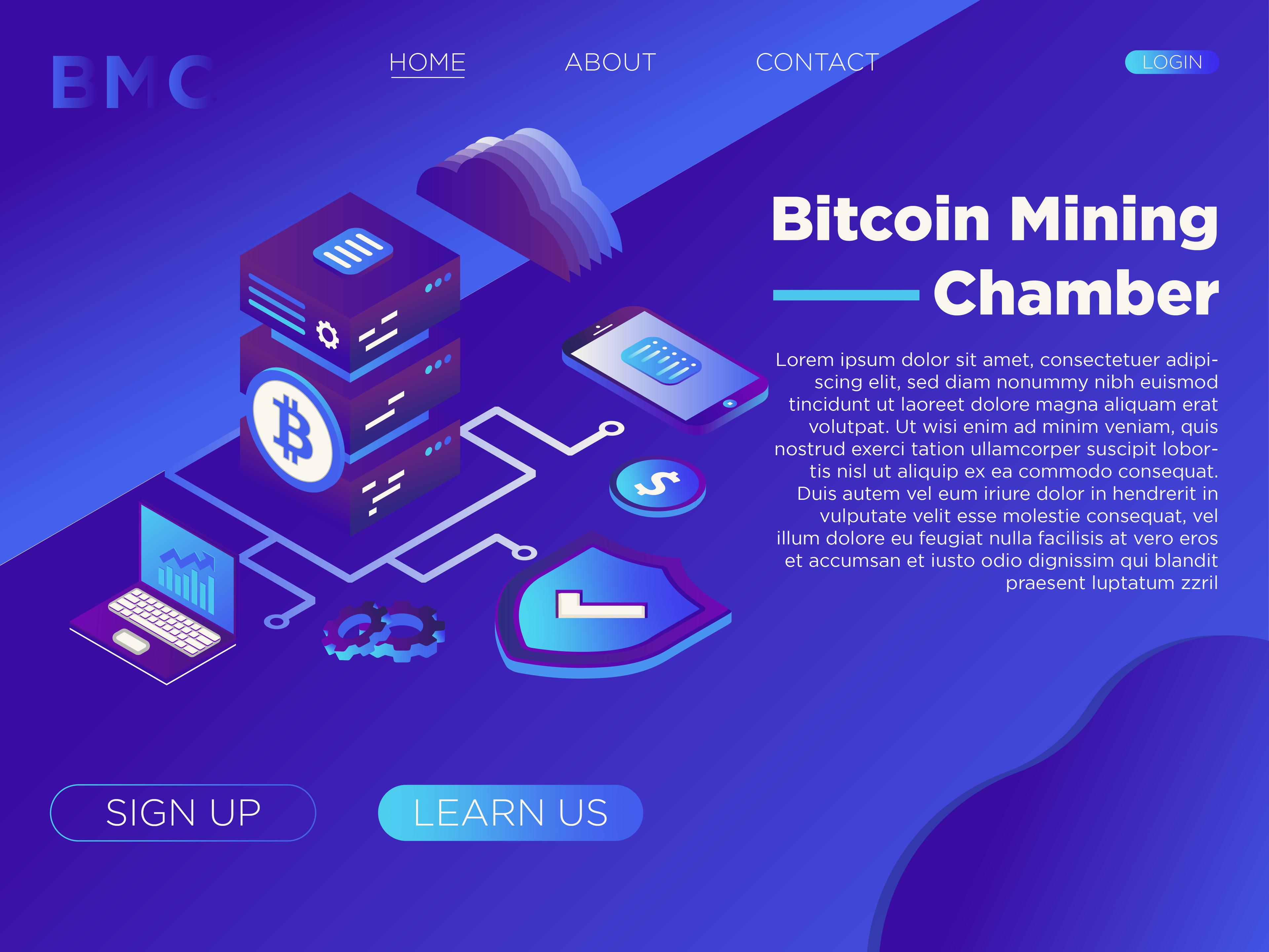 Bitcoin Mining Chamber Website